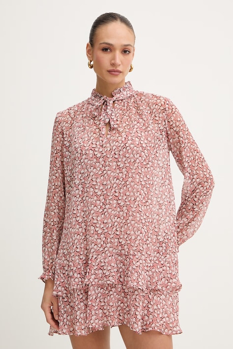 IBlues sukienka UFO kolor różowy mini rozkloszowana 2617221111200