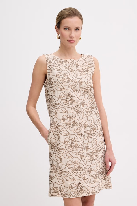 Marella sukienka z lnem Emme by Marella beżowa 2615221282200