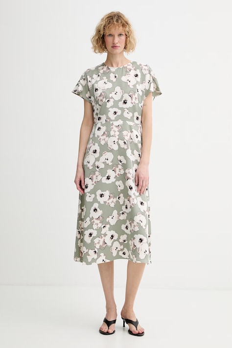 Calvin Klein рокля зелена LV044F038G