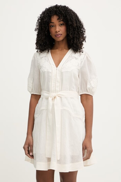 Twinset sukienka letnia beżowa 261TT2290