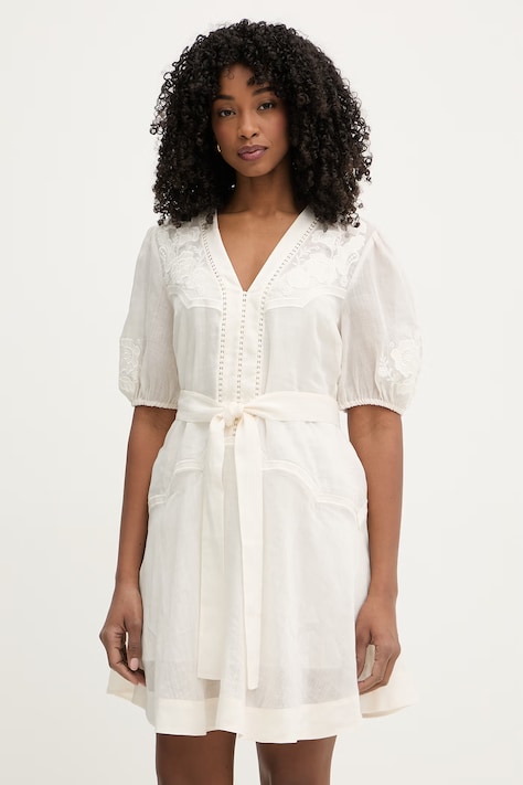 Twinset sukienka letnia beżowa 261TT2290