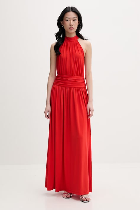 Gestuz sukienka halter czerwona gładka 10911062
