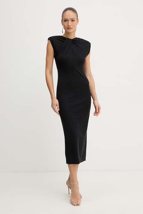 Fracomina vestito nero liscio FS26SD2008W62601