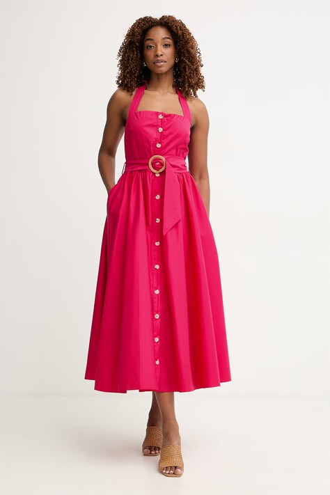 Fracomina haljina roza bez uzorka FS26SD2003W40001