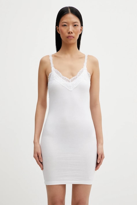 VETEMENTS sukienka kolor biały mini dopasowana WE76DR427W