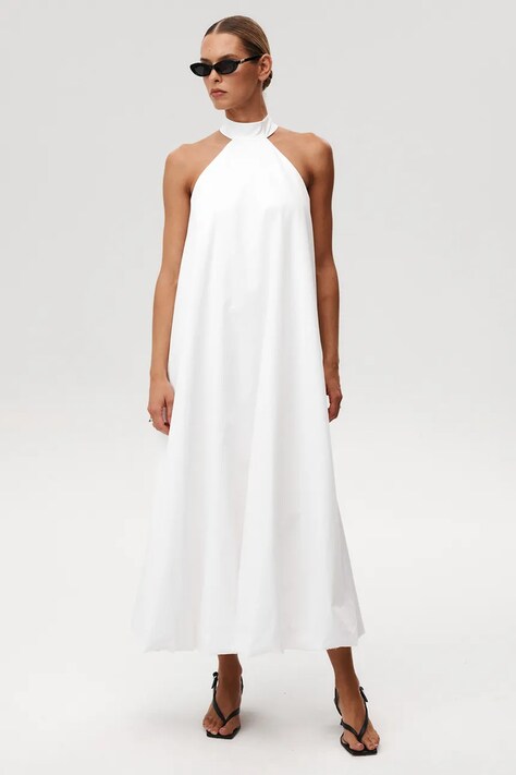 Undress Code sukienka bawełniana Lana Dress biała gładka 1180