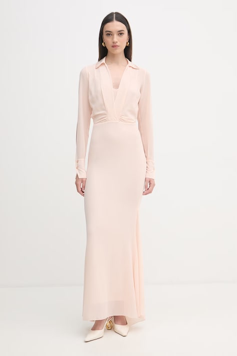 Patrizia Pepe sukienka beżowa 2A3059 AD08