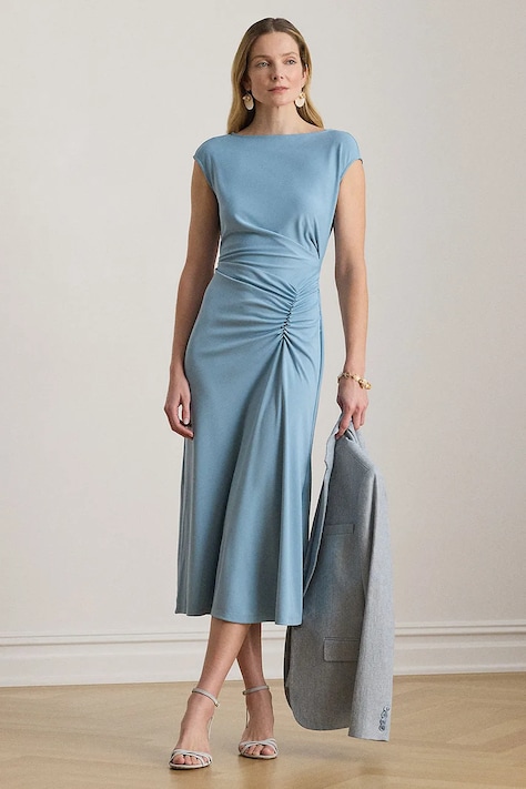 Lauren Ralph Lauren sukienka niebieska 200P09116