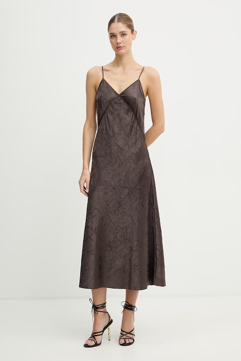 Платье MAX&Co. MCOFAVELLA цвет коричневый maxi прямое 2616221031200