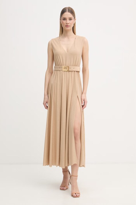 Gaudi sukienka beżowa 611FD14002