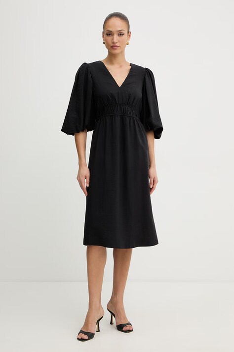 BOSS Orange obleka C Dezzan 1 črna 50559239