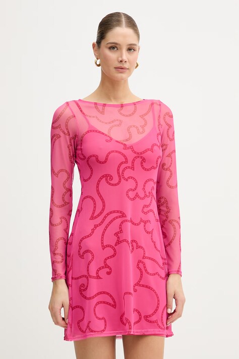 Never Fully Dressed sukienka różowa NFDDR3210