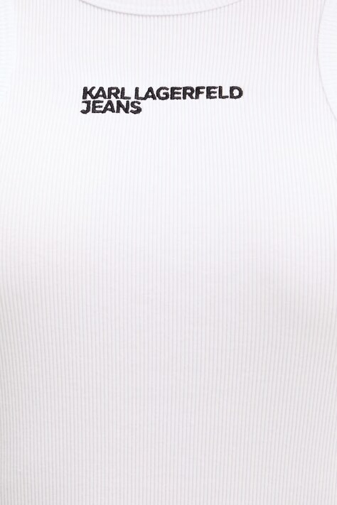 Karl Lagerfeld Jeans літня сукня бавовняна з еластаном — фото 5