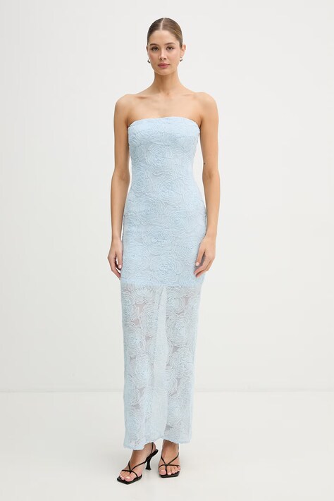 Rotate sukienka niebieska w kwiaty 1155272000