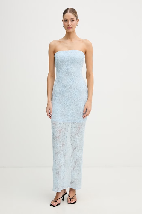 Rotate sukienka niebieska w kwiaty 1155272000