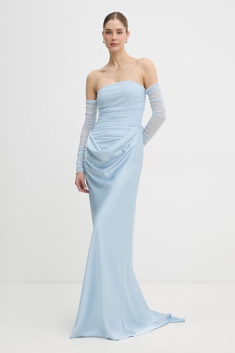 Rotate sukienka niebieska gładka 1155832000