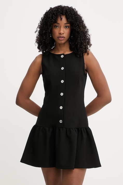 MICHAEL Michael Kors sukienka czarna gładka MS683ESE45