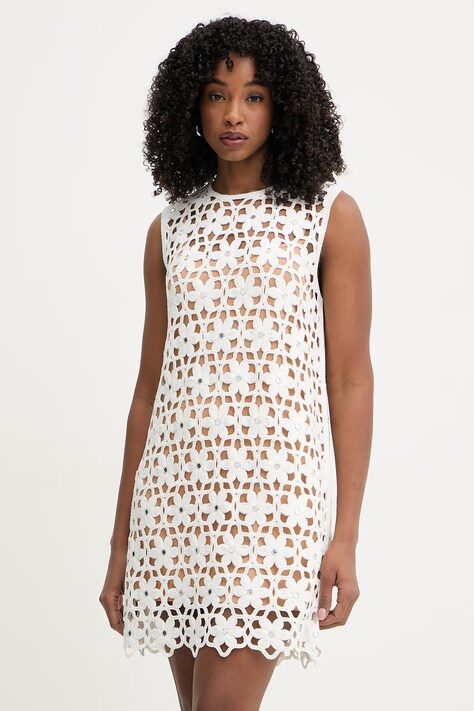 MICHAEL Michael Kors sukienka biała MS683CWKNE