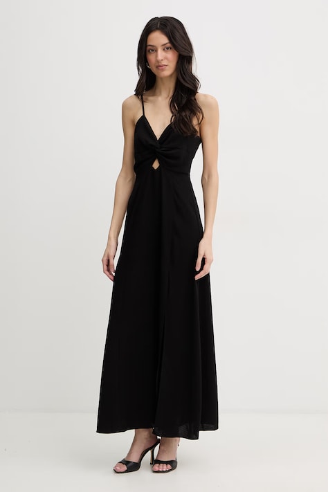 Morgan sukienka czarna gładka RCOCO.F