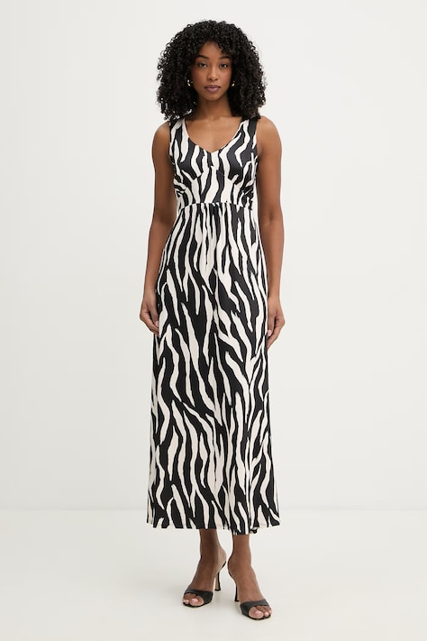 Morgan sukienka rozkloszowana czarna RCLAMY