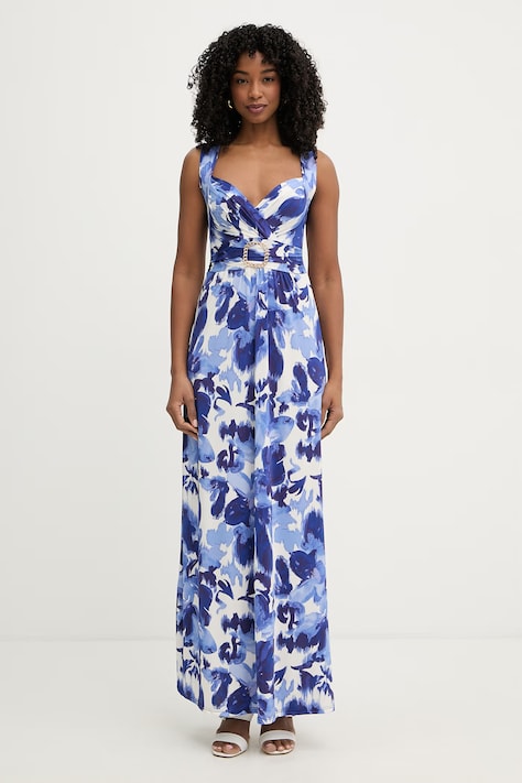 Morgan sukienka letnia niebieska RKLASS