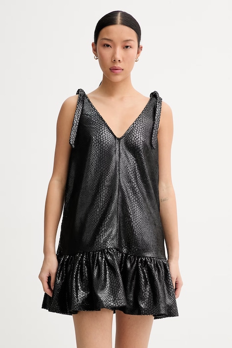 Stand Studio sukienka babydoll czarna 66648-8996