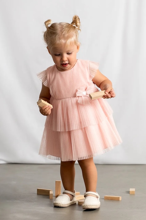 Παιδικό φόρεμα Mayoral χρώμα: ροζ, 1908