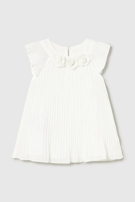 Mayoral sukienka dziecięca kolor biały mini rozkloszowana 1913
