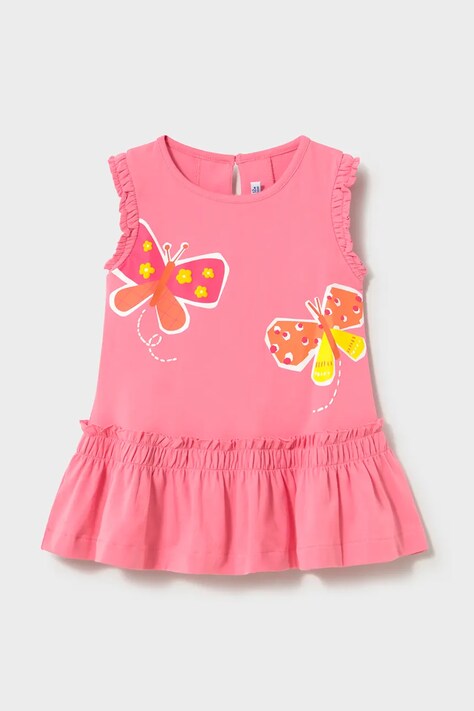 Mayoral gyerek ruha rózsaszín, mini, harang alakú, 1929