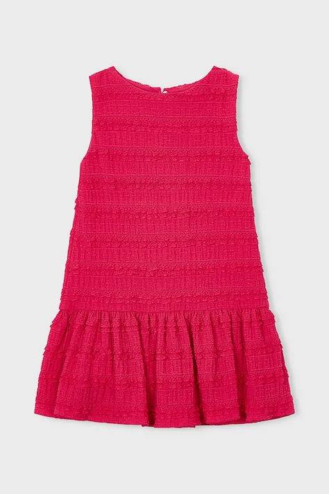 Otroška obleka Mayoral roza barva, 3945