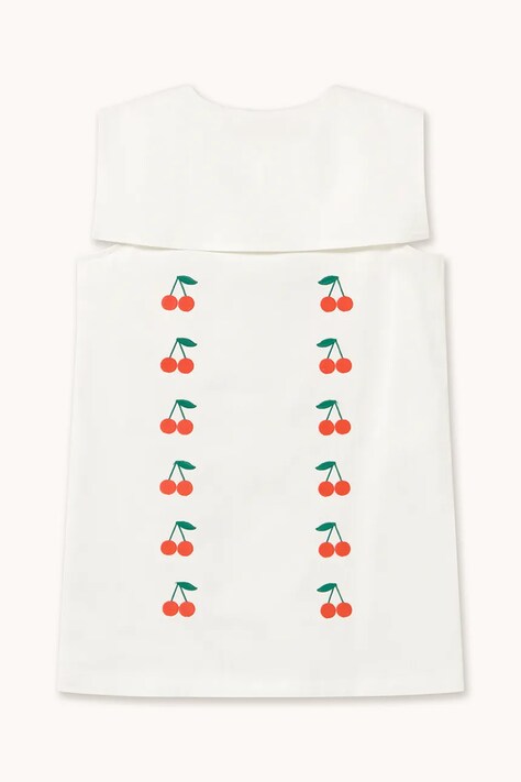 Дитяча бавовняна сукня Tinycottons MINI CHERRIES TWILL DRESS — фото 3