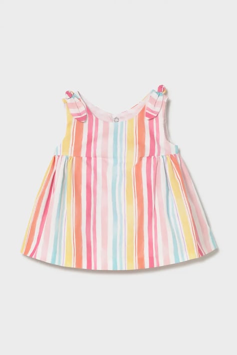 Βρεφικό βαμβακερό φόρεμα Mayoral Newborn χρώμα: πολύχρωμο, 1811