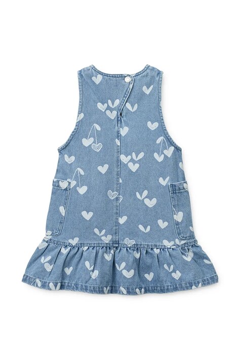 Дитяча джинсова сукня Liewood Angelica Printed Denim frill Dress — фото 3