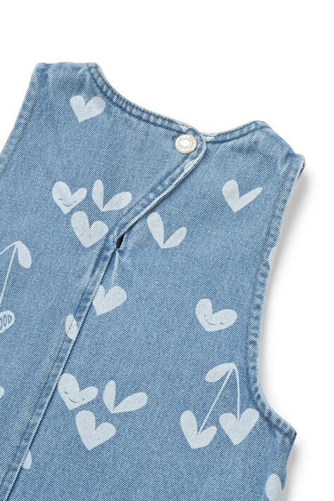 Дитяча джинсова сукня Liewood Angelica Printed Denim frill Dress — фото 4