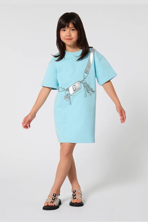 Marc Jacobs sukienka letnia bawełniana niebieska W60714