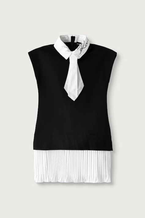 Karl Lagerfeld Rochie fete culoarea negru, mini, evazați, Z31151