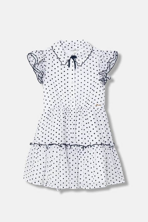 Guess sukienka kolor biały mini rozkloszowana J6GK07 WA2T0