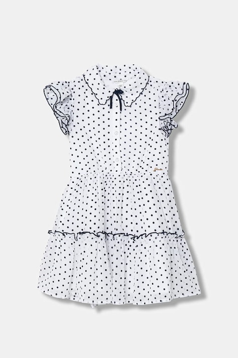 Guess sukienka kolor biały mini rozkloszowana J6GK07 WA2T0