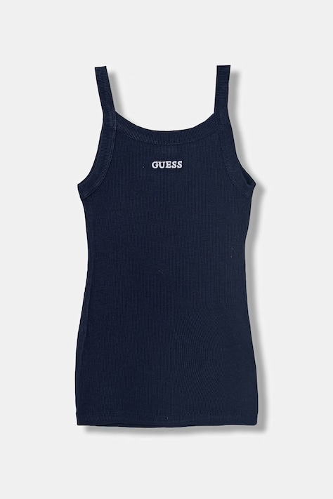 Guess rochie cu vâscoză bleumarin nervurată J6GK28 K8RT2