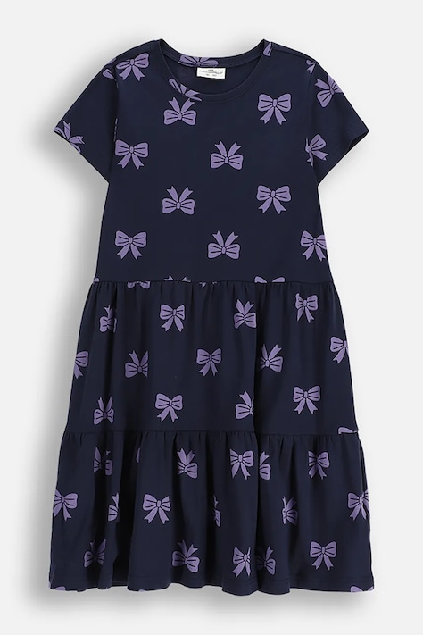 Παιδικό φόρεμα Coccodrillo χρώμα: ναυτικό μπλε, EVERYDAY GIRL