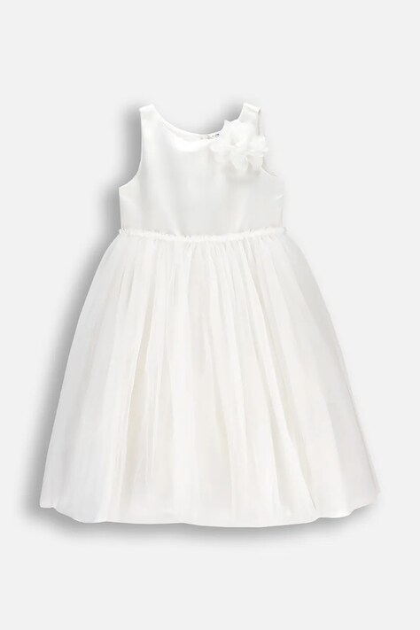 Coccodrillo φόρεμα αέρινο λευκό ELEGANT JUNIOR