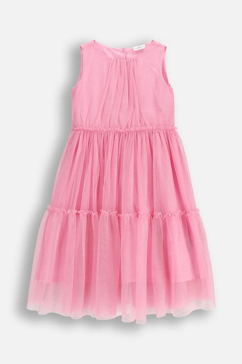 Coccodrillo φόρεμα φαρδύ ροζ κομψό παιδικό