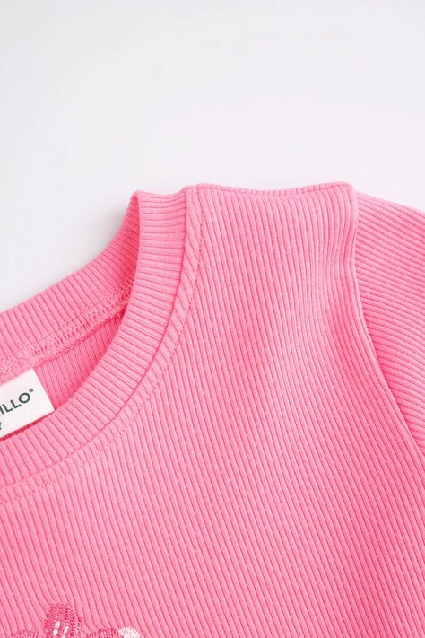 Coccodrillo sukienka bawełniana różowa FANTASY SPRING GIRL KIDS