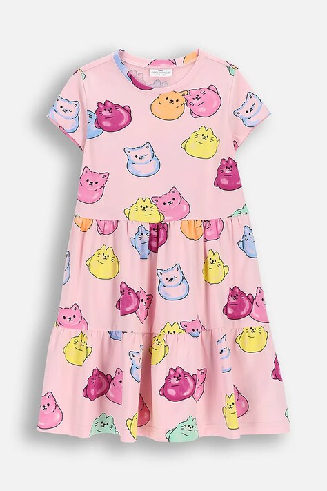 Coccodrillo καλοκαιρινό με βαμβάκι ροζ SWEET SHOP GIRL KIDS