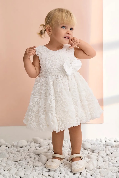 Abel&Lula sukienka babydoll beżowa 5004