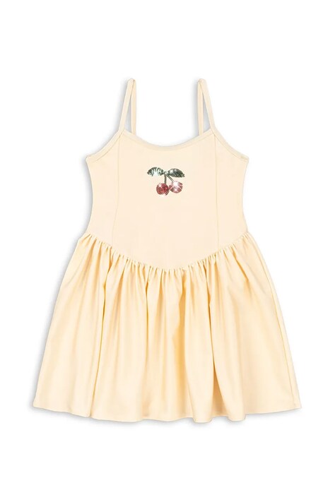 Konges Sløjd sukienka MARIN DRESS GRS beżowa KS105469