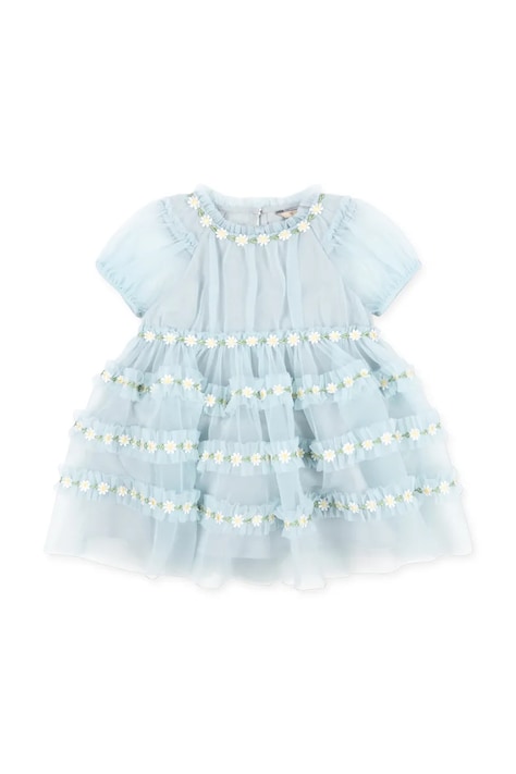 Konges Sløjd obleka JOELLE DRESS modra cvetlični vzorec KS105650