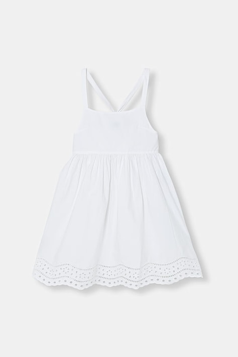 United Colors of Benetton καλοκαιρινό βαμβακερό λευκό απλό 4O8XCV03Y