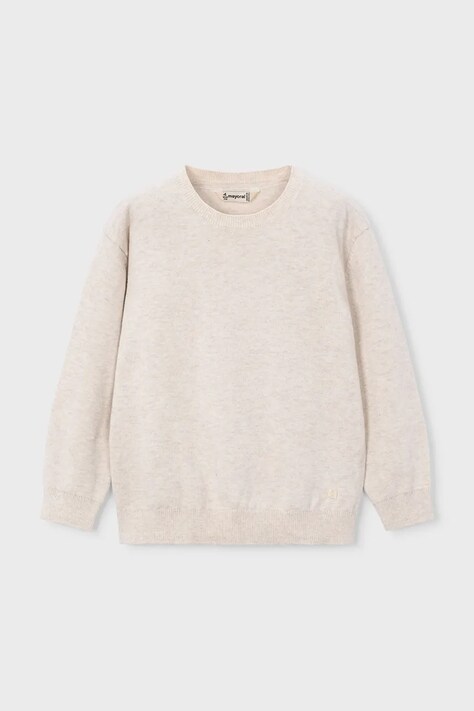 Παιδικό βαμβακερό πουλόβερ Mayoral χρώμα: μπεζ, 311