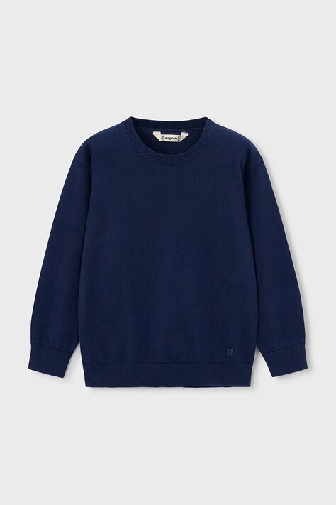 Παιδικό βαμβακερό πουλόβερ Mayoral χρώμα: ναυτικό μπλε, 311
